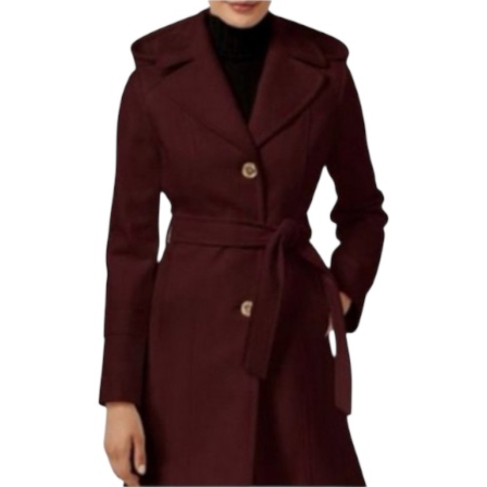 Michael Kors wool blend belted jacket. Sz 2